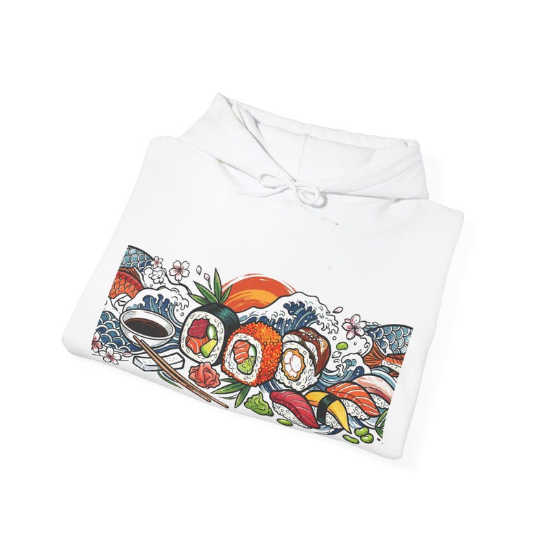 Sushi Roll Japanese Food - Hoodie Bild 2
