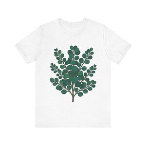 Botanical Eucalyptus Branch - Tshirt immagine 1