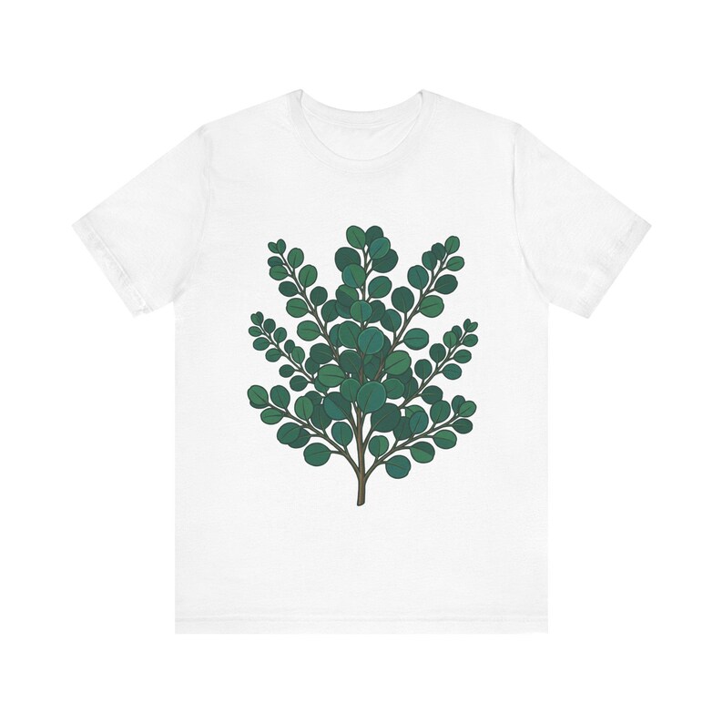 Botanical Eucalyptus Branch - Tshirt immagine 1
