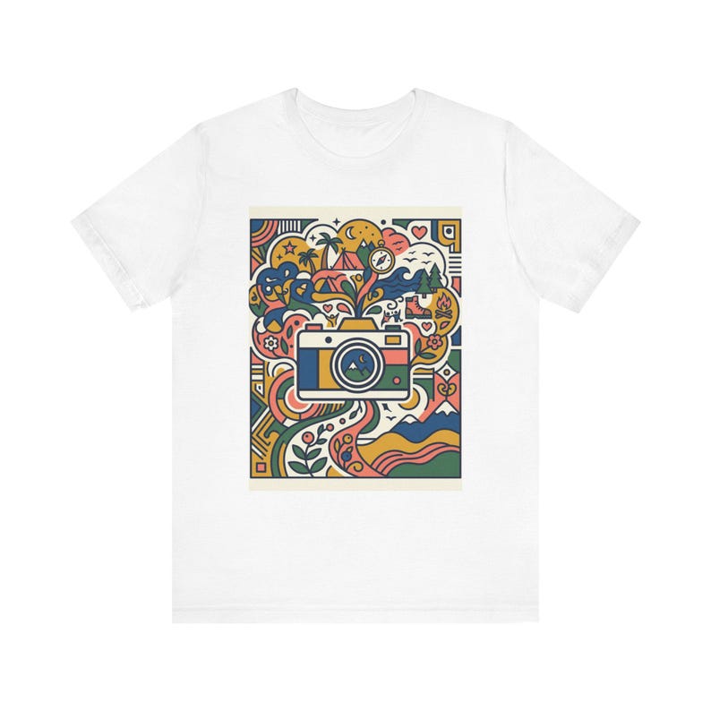 Collect Memories Not Things Travel T-Shirt, Wanderlust Gift, Adventure Apparel, Minimalist Travel Tee Bild 1