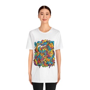 Graffiti Urban Street Art Mural - Tshirt image 5