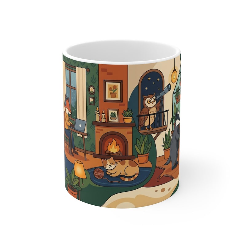 Socially Distanced Since Birth Mug, Funny Introvert Coffee Mug, Introverted Gift, Anti Social Coffee Cup, Work From Home imagen 1