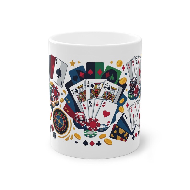 Poker Cards Casino Night - Mug Bild 1