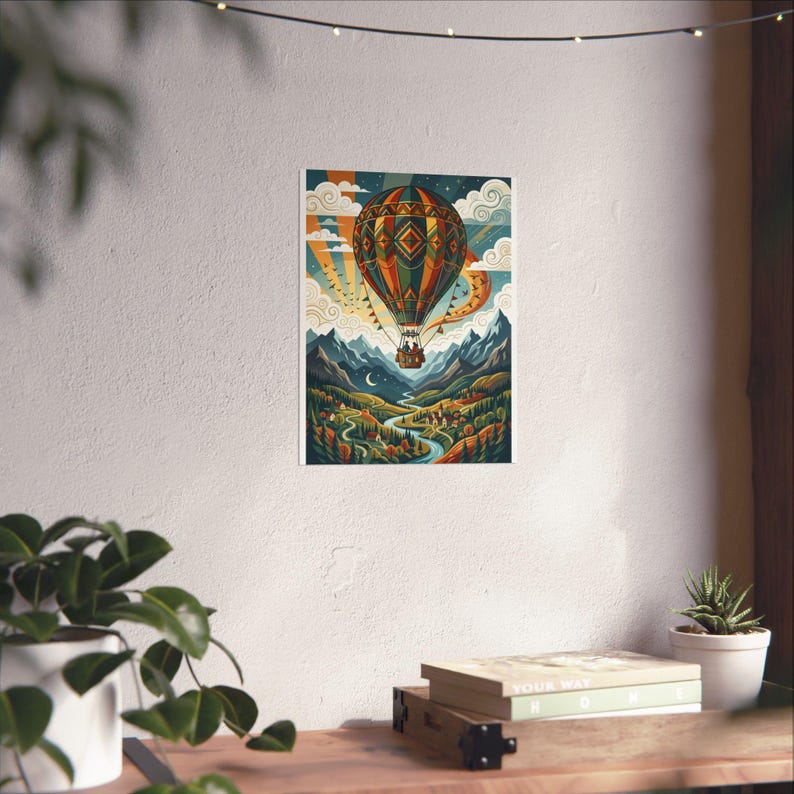 Hot Air Balloon Wanderlust - Poster image 6