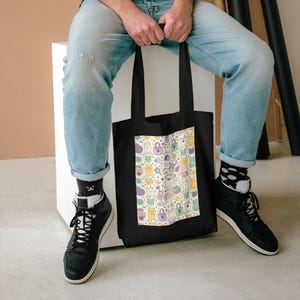 Tote Bag Crazy Cat Lady | Sac Bandoulière Fée des Chats | Cadeau Amoureuse des Chats | Cat Lover Bag image 5