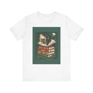 Just One More Chapter T-Shirt, Vintage Book Lover Shirt, Retro Library Reader Gift, Bookworm Apparel, Literature Tee afbeelding 1