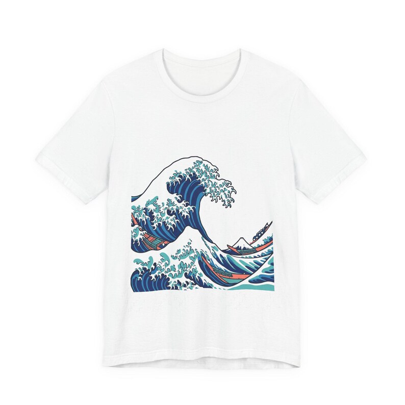 Japanese Wave Kanagawa Style - Tshirt image 2