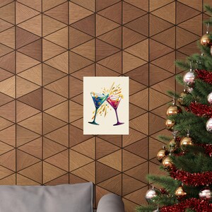 Martini Glass Cheers - Poster imagen 4