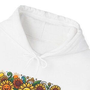 Sunflower Field Happiness - Hoodie imagem 3