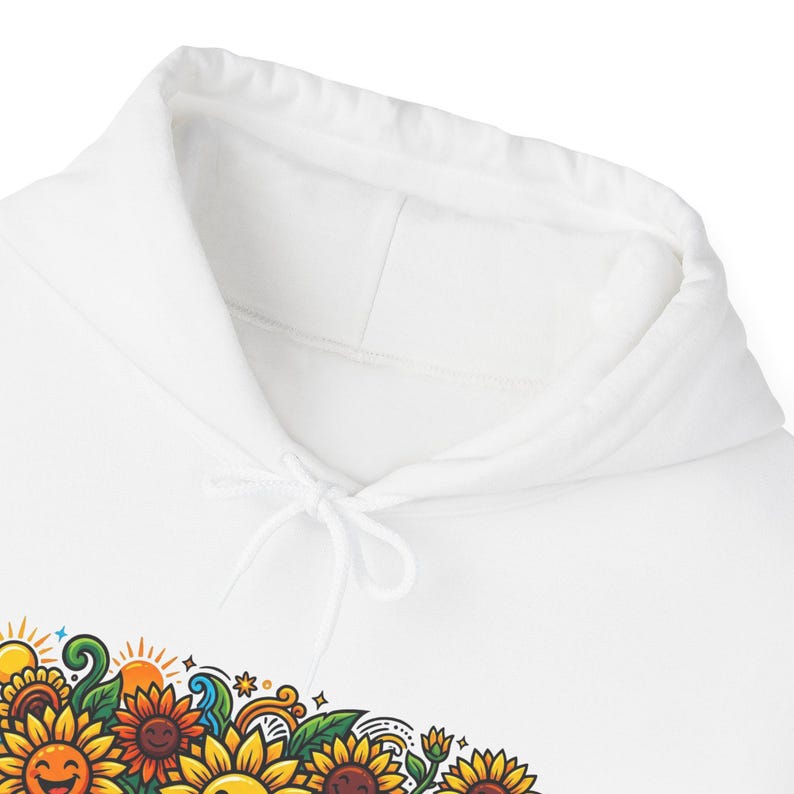 Sunflower Field Happiness - Hoodie imagem 3