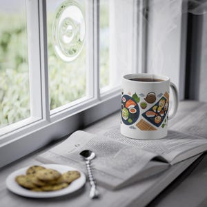 Sushi Roll Japanese Food - Mug Bild 5