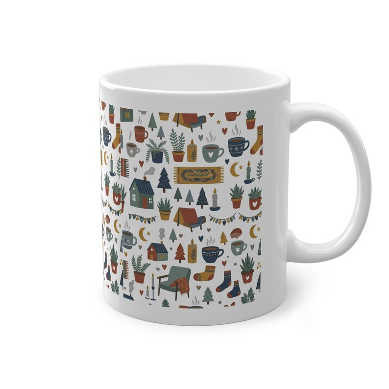 Scandinavian Hygge Cozy Home - Mug image 3