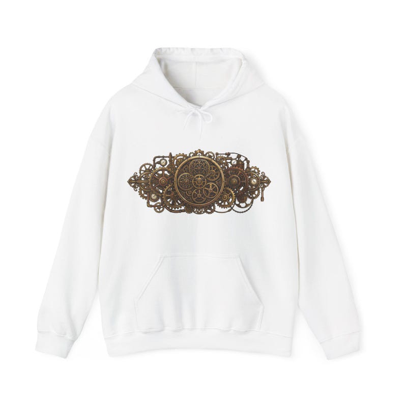 Steampunk Gears And Clockwork Brass - Hoodie imagen 1
