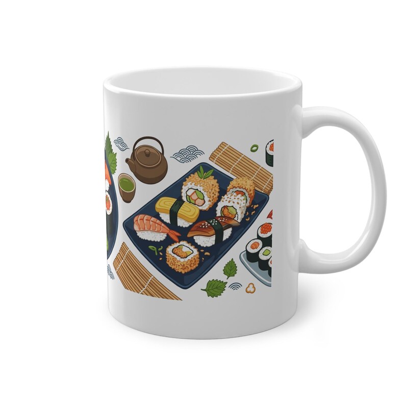 Sushi Roll Japanese Food - Mug Bild 3