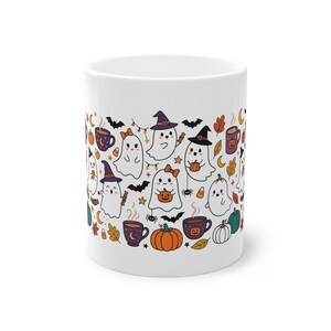 Cute Ghost Boo Halloween - Mug 画像 1