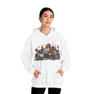 Bookstack Reading Nerd - Hoodie imagen 6