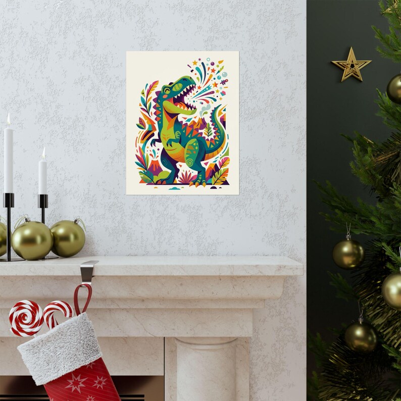 Dinosaur Rawr Kids Fun - Poster afbeelding 7