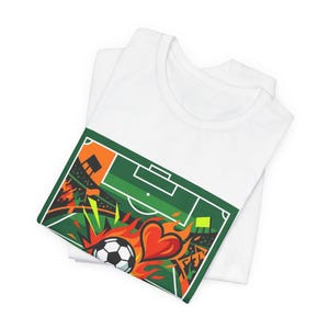 Soccer Ball Field Passion - Tshirt 画像 2