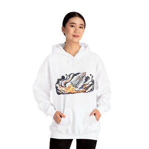 Space Rocket Launching Stars - Hoodie image 6