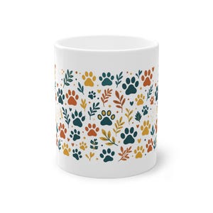 Dog Mom Paw Prints - Mug imagem 1