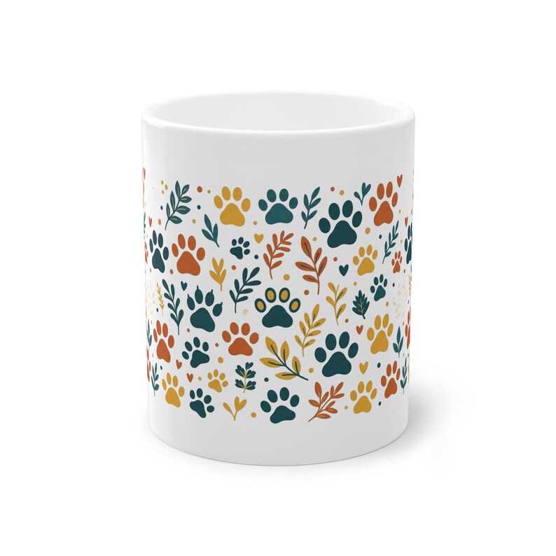 Dog Mom Paw Prints - Mug imagem 1