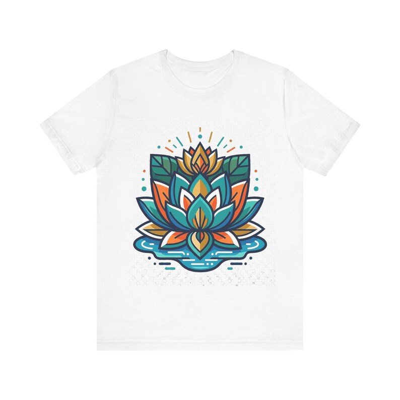 Zen Lotus Flower Mindfulness - Tshirt Bild 1