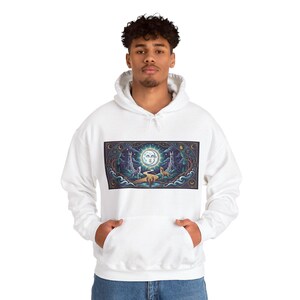 Tarot Card The Moon Mystical - Hoodie Bild 7