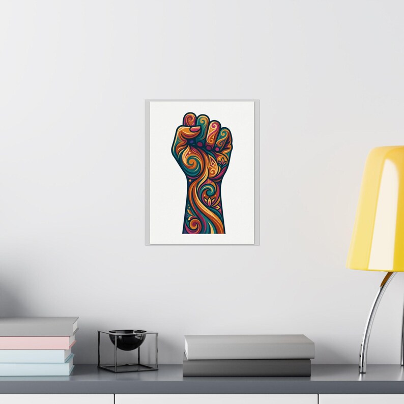 Feminist Girl Power Fist - Poster immagine 8
