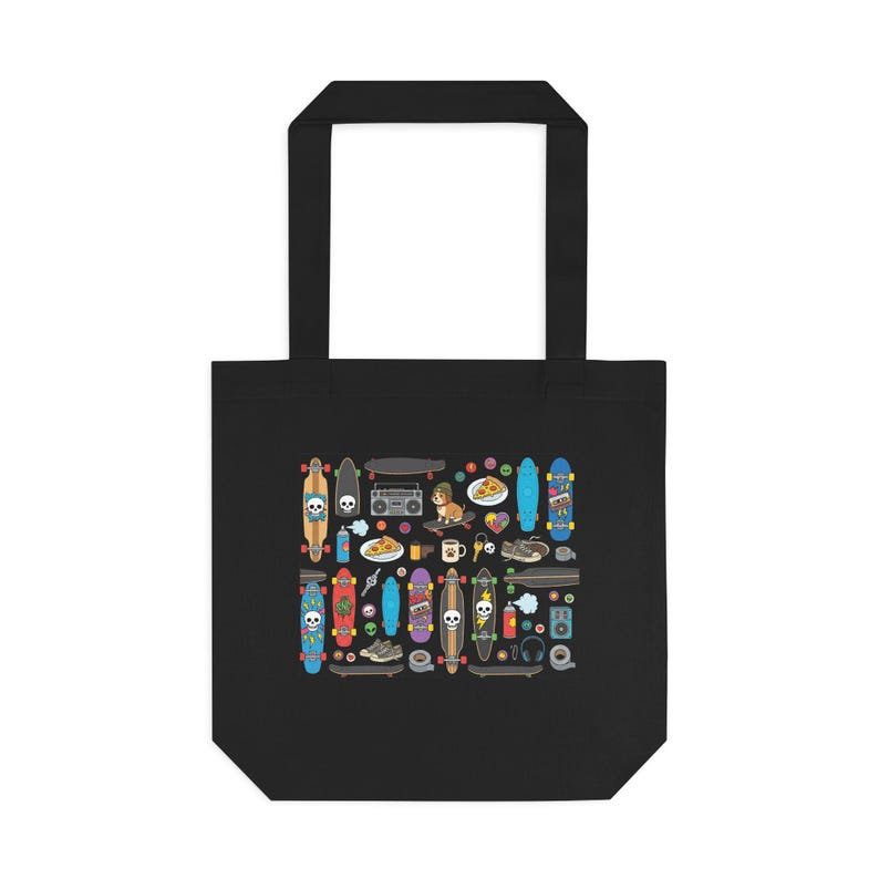 Skateboard Street Culture - Tote Bag imagem 1