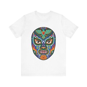 Mexican Luchador Mask Colorful - Tshirt image 1