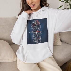 Wander Often Wonder Always Sweatshirt, Nature Lover Adventure Hiking Pullover, Mountain Trail Camping Gift Bild 2