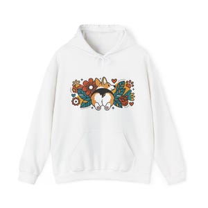 Cute Corgi Butt Dog Lover - Hoodie afbeelding 1