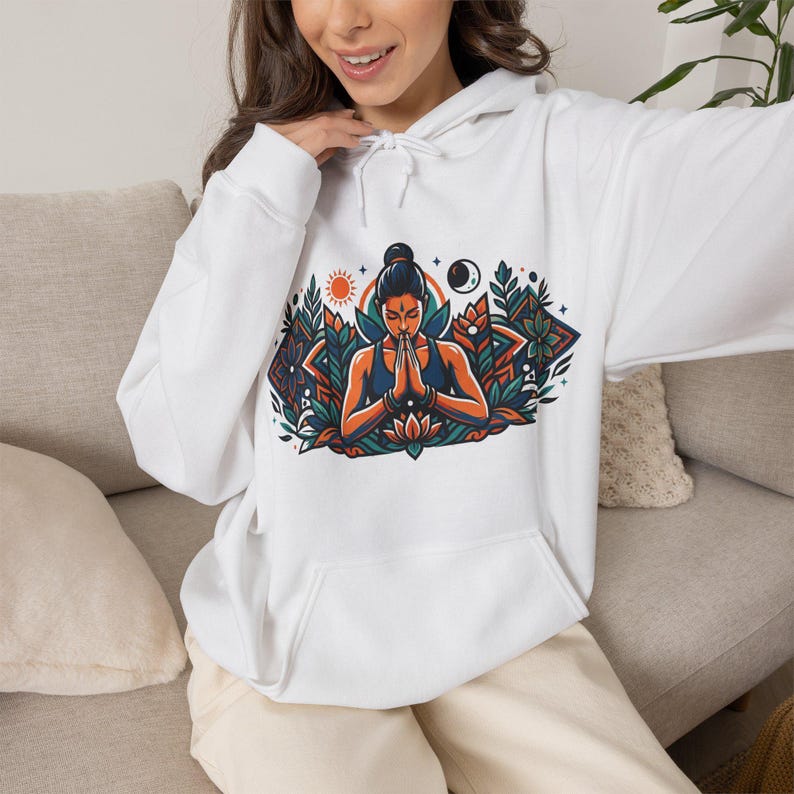 Yoga Pose Namaste - Hoodie imagen 5