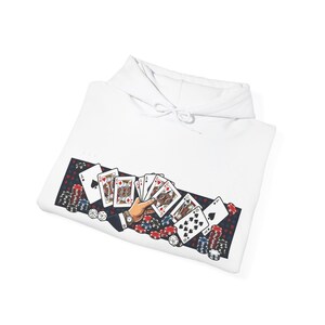 Poker Cards Casino Night - Hoodie imagem 2
