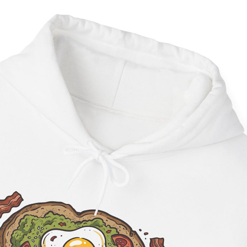 Funny Avocado Toast Breakfast - Hoodie immagine 3