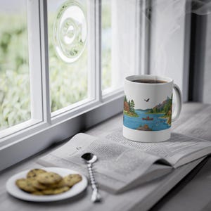 Fishing Rod Lake Life - Mug afbeelding 4