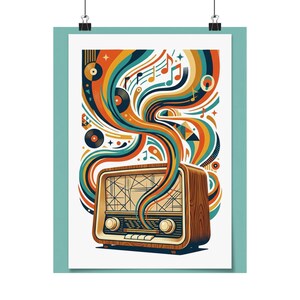 Retro Radio Music Memories - Poster Bild 1
