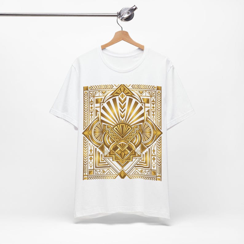 Art Deco Golden Geometry 1920S - Tshirt Bild 2