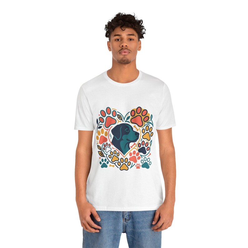 Dog Mom Paw Prints - Tshirt afbeelding 6