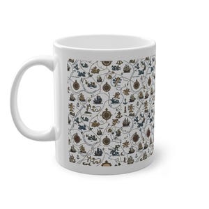 Antique World Map Explorer Routes - Mug immagine 2