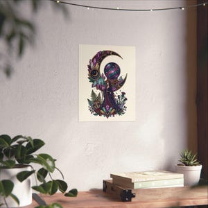 Crystal Moon Witchy Aesthetic - Poster afbeelding 6