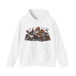 Bookstack Reading Nerd - Hoodie imagen 1