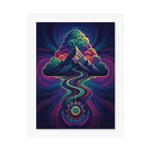 Dream Big Work Hard Motivational Poster | Minimalist Office Wall Art | Inspirational Quote Print | Hustle Decor Gym Post image 2
