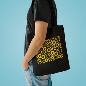 Sunflower Field Happiness - Tote Bag Bild 3