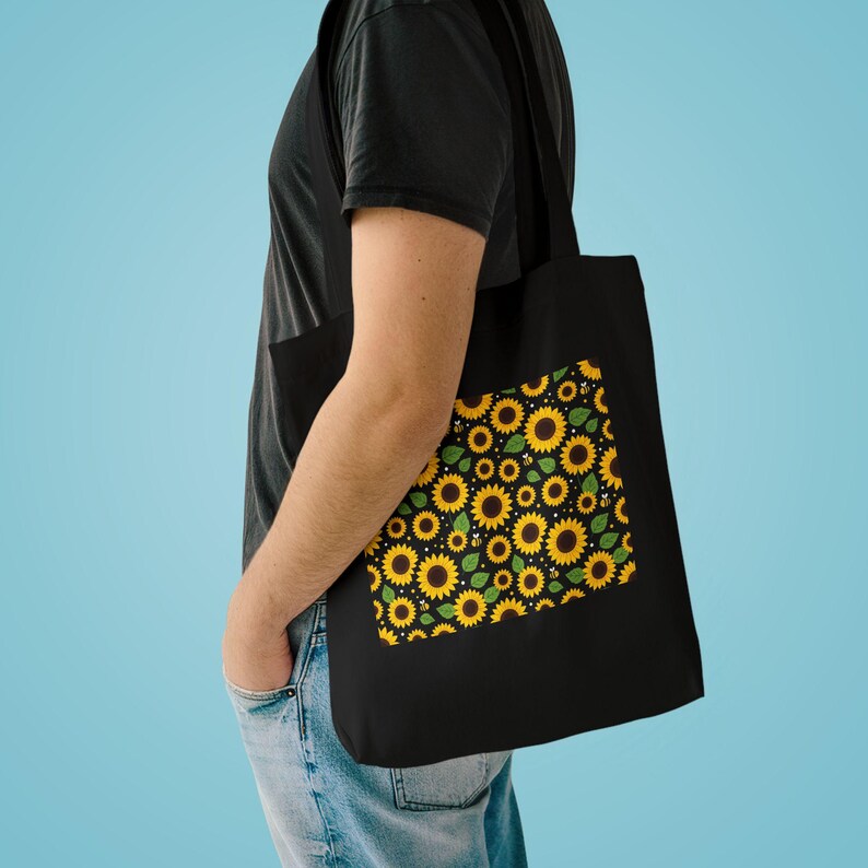 Sunflower Field Happiness - Tote Bag Bild 3