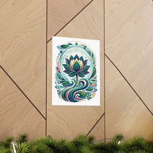 Zen Lotus Flower Mindfulness - Poster image 5