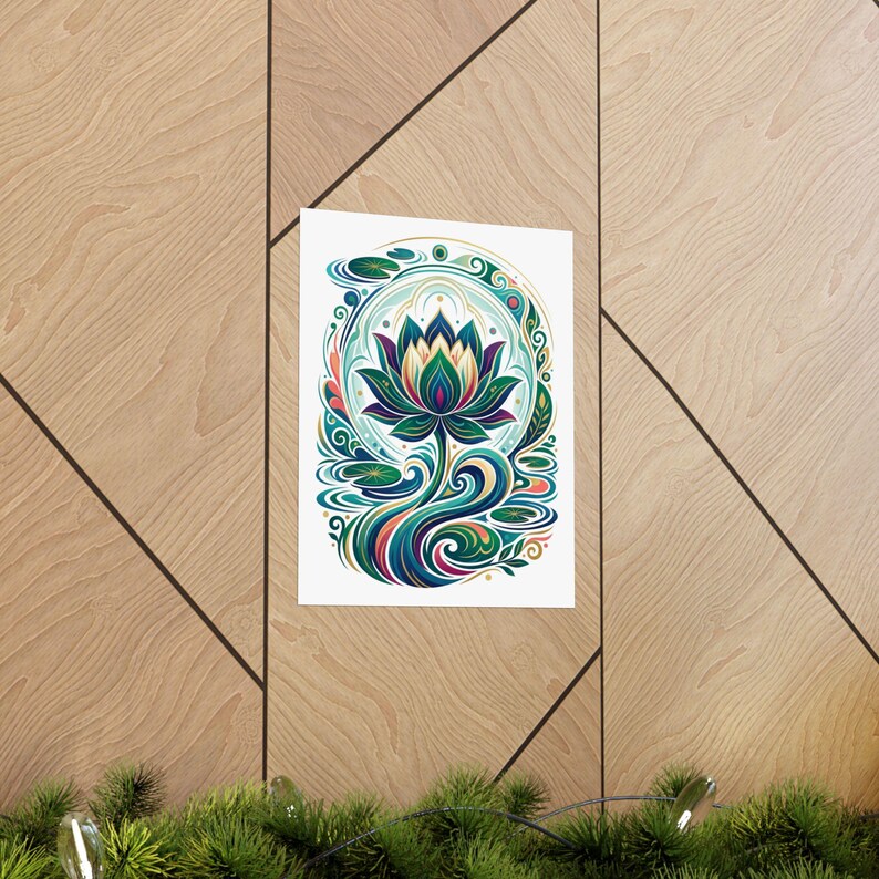 Zen Lotus Flower Mindfulness - Poster image 5