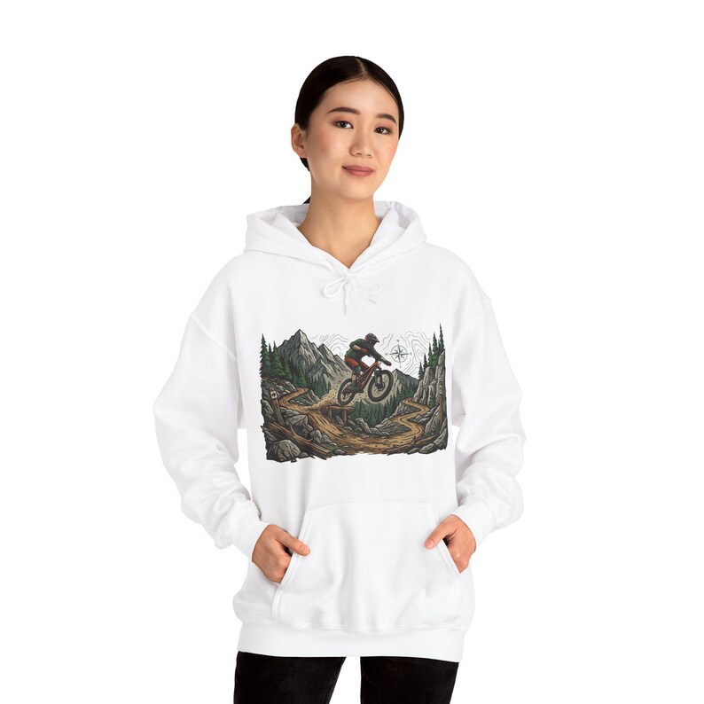 Mountain Bike Trail Adventure - Hoodie imagen 5