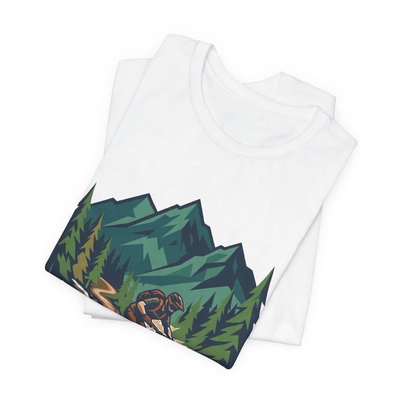 Mountain Bike Trail Adventure - Tshirt zdjęcie 2