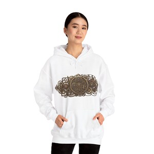 Steampunk Gears And Clockwork Brass - Hoodie imagen 6